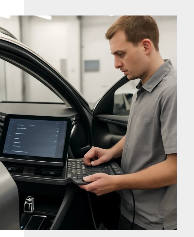 Русификация мультимедиа автомобилей Lynk Co в Карасуке