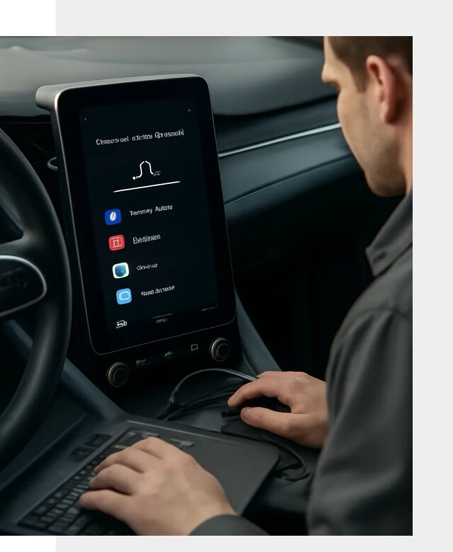 Установка приложений Lynk Co на автомобиль в Карасуке