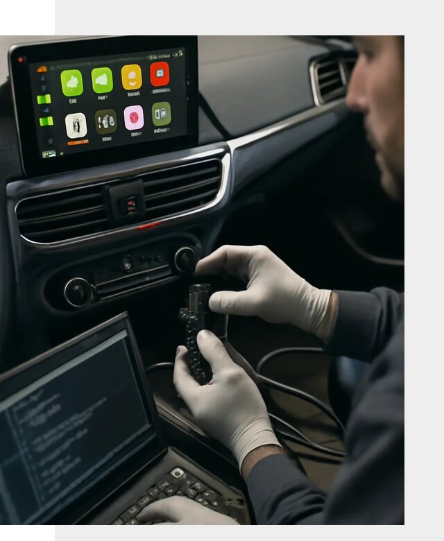 Активация Apple CarPlay в Карасуке для штатной мультимедиа